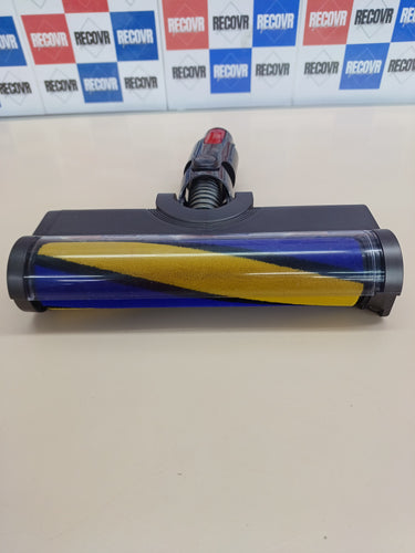 EVARY Cabezal de repuesto de cepillo turbo eléctrico motorizado compatible con Dyson V7 V6 V10 V11 V15, accesorios de cepillo de suelo con accionamiento directo y luces LED para alfombras, parquet y